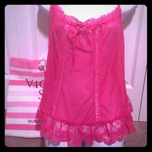 Victoria's Secret Pink Lace Chemise